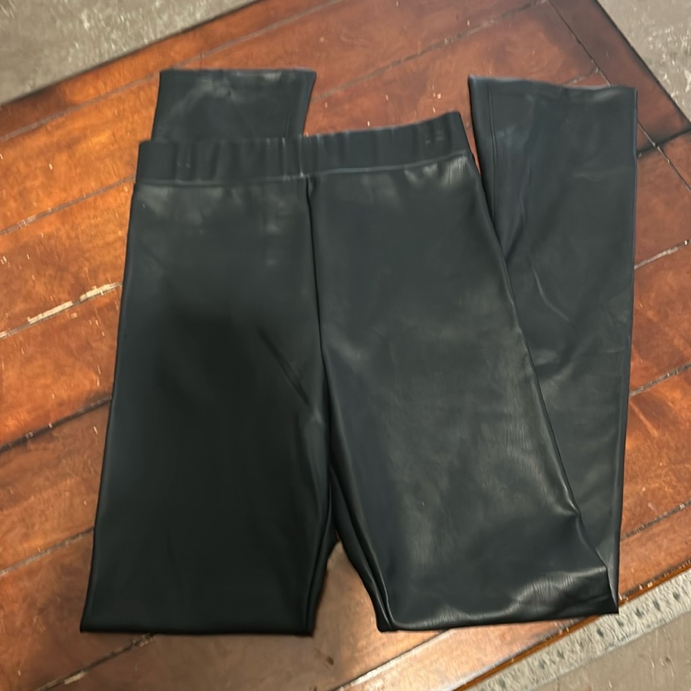 BNWT Allix NYC Carlisle vegan black leather pants/trouser. - Picture 9 of 9